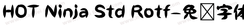 HOT Ninja Std Rotf字体转换
